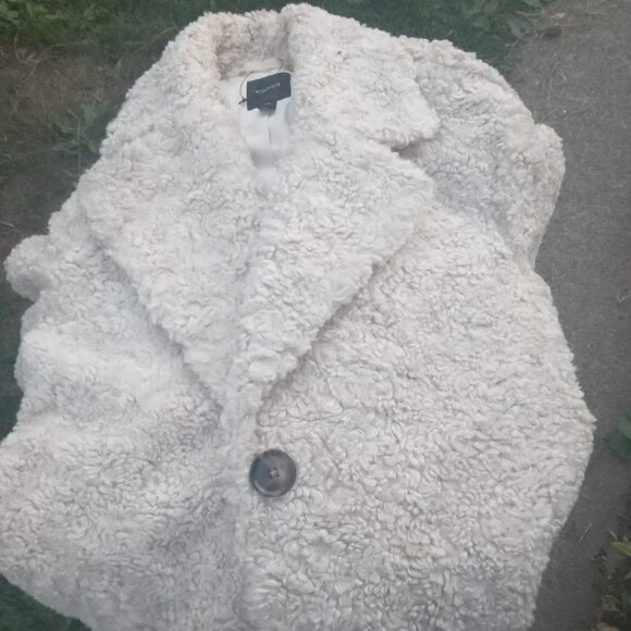 Relaxed-Fit Three-Button Teddy Coat RW CO - Picture 2 of 8